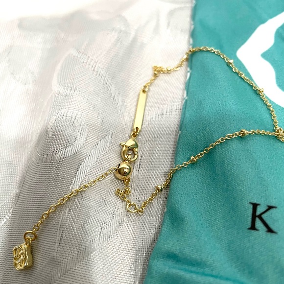 Kendra Scott Gold and Pearl Bunny Necklace New - Picture 7 of 8